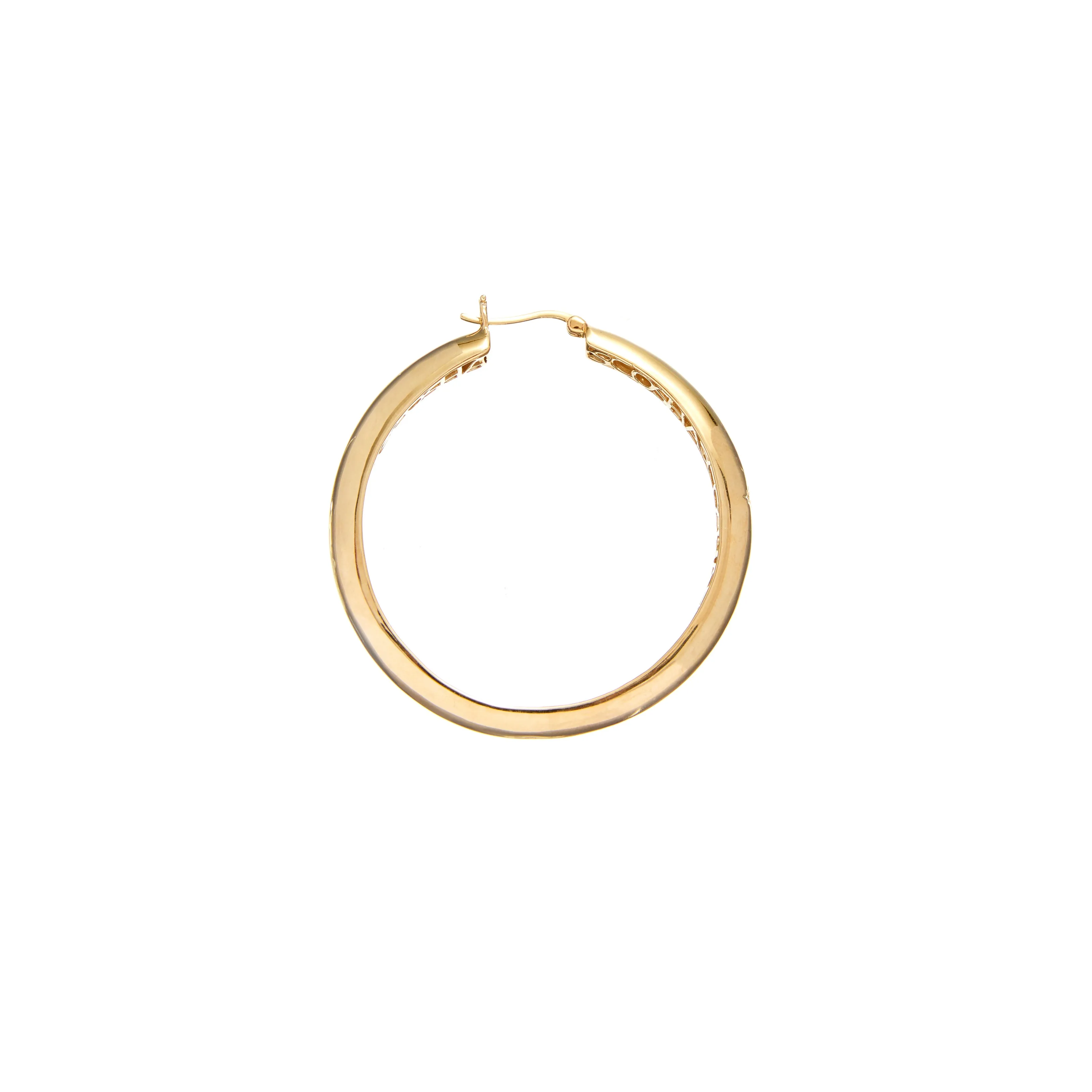 Go Bold Scosha Hoops in Gold Vermeil
