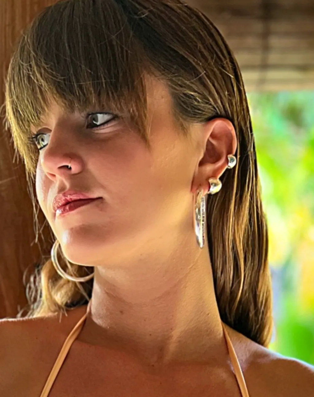 Go Bold Scosha Hoops in Sterling Silver