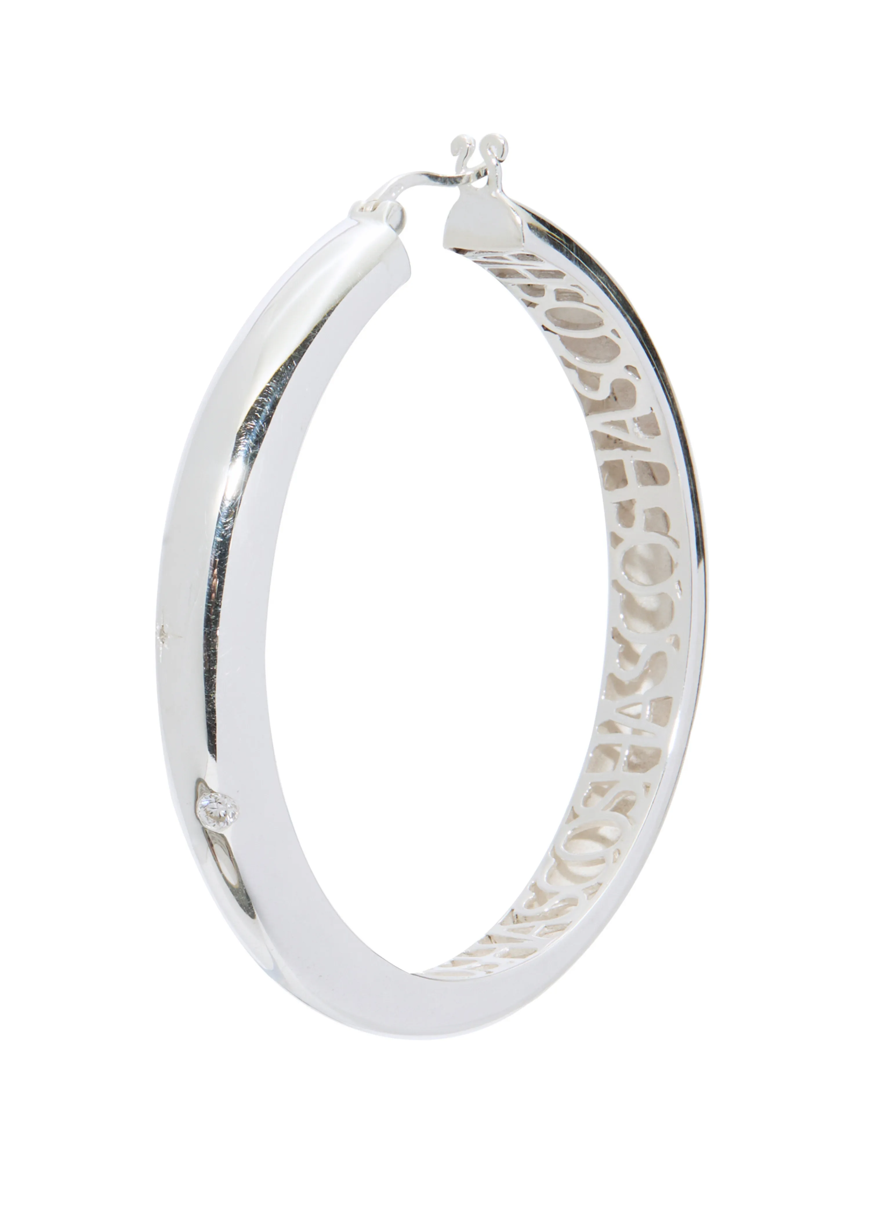 Go Bold Scosha Hoops in Sterling Silver