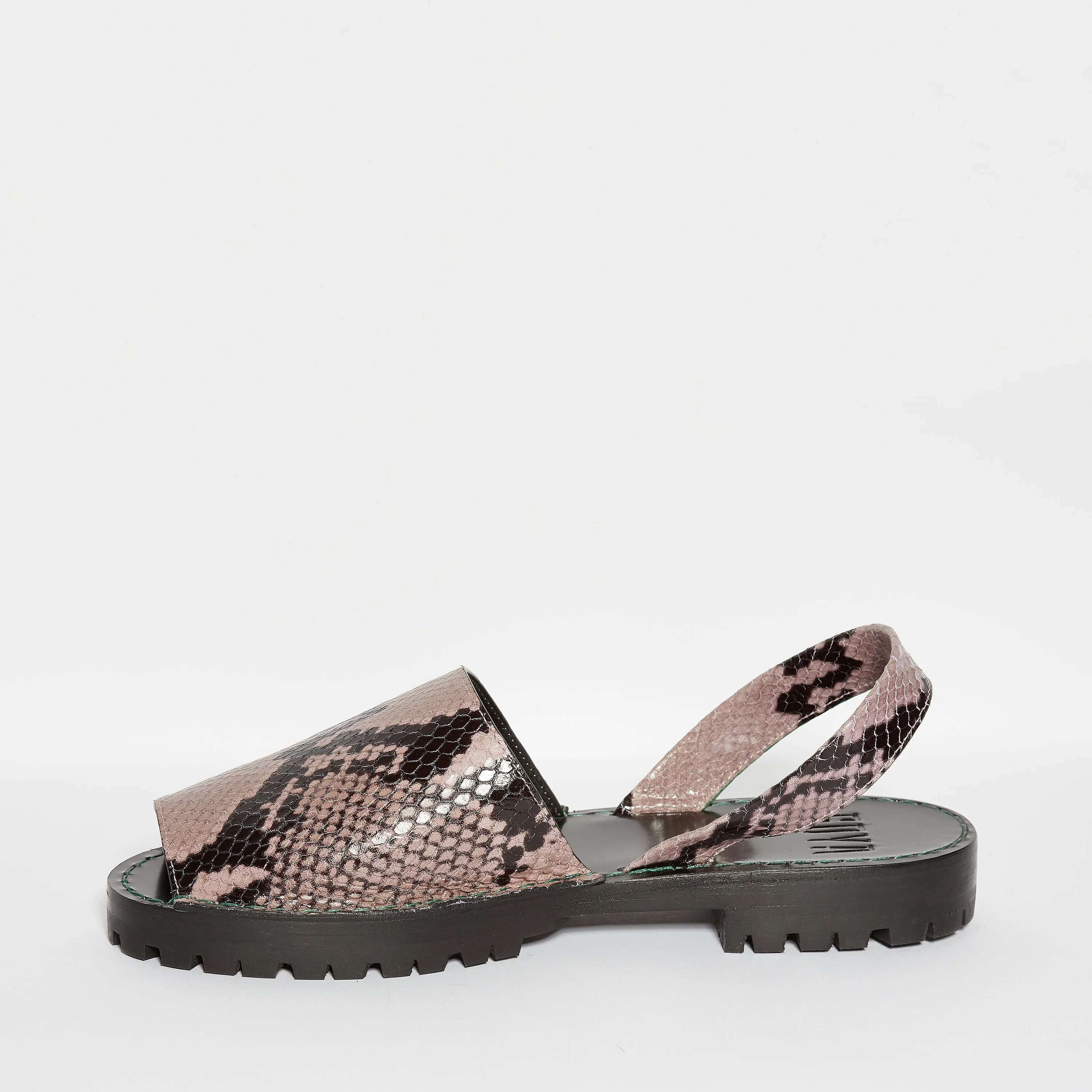 GOYA Lilac Snakeskin Sandal