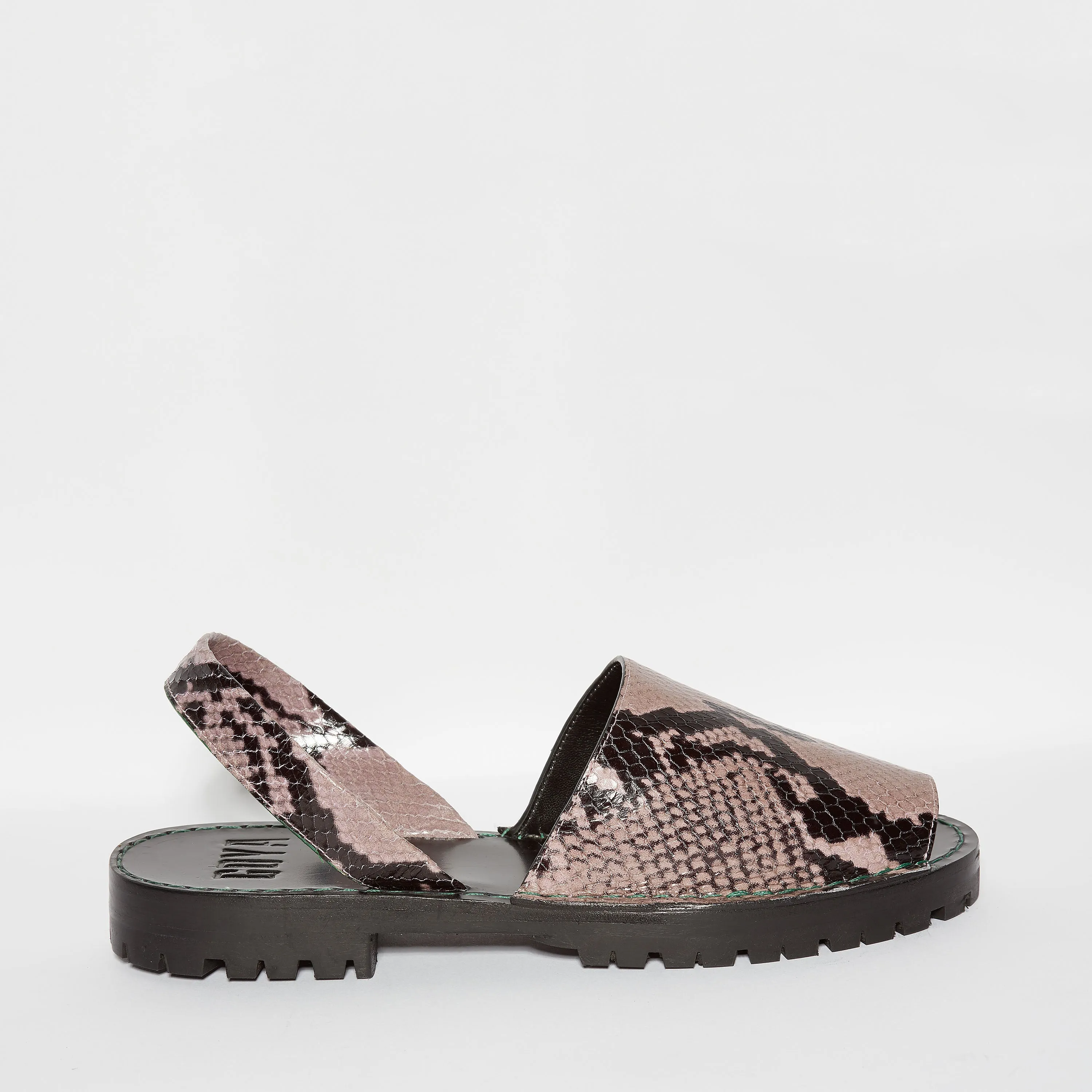 GOYA Lilac Snakeskin Sandal