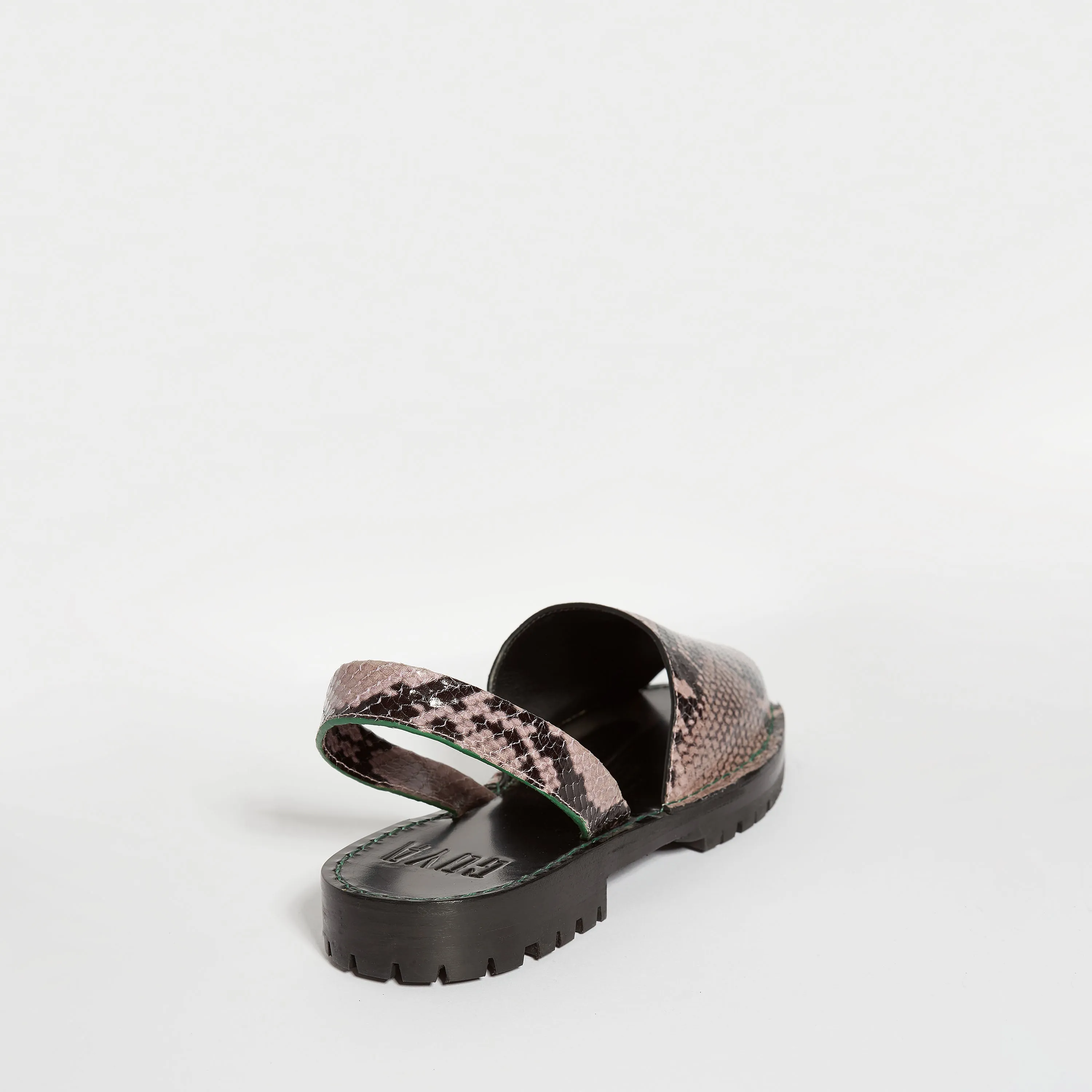 GOYA Lilac Snakeskin Sandal