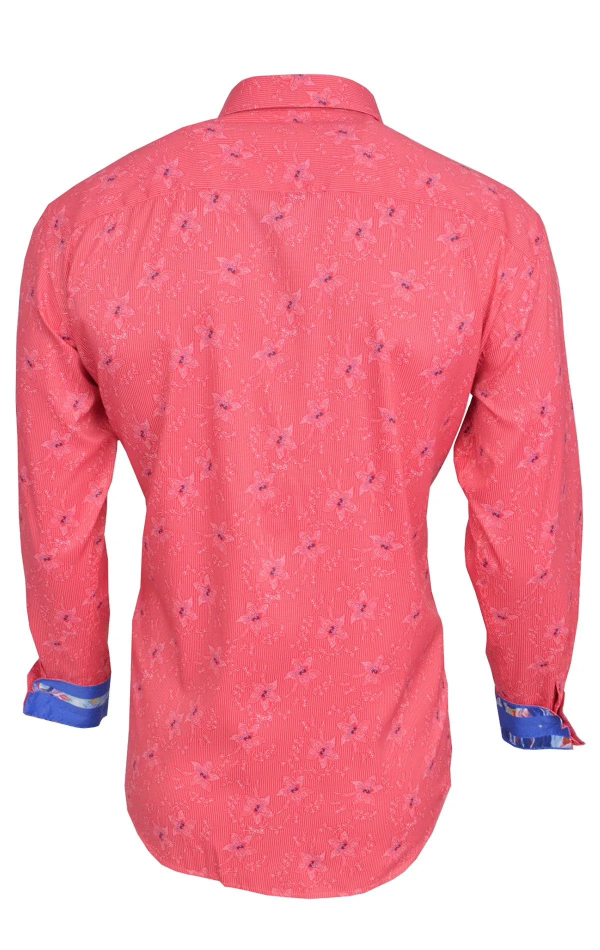 GRANT RED LONG SLEEVE SPORT SHIRT