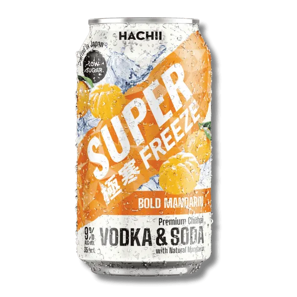 Hachii Super Freeze Bold Mandarin 24x350ml