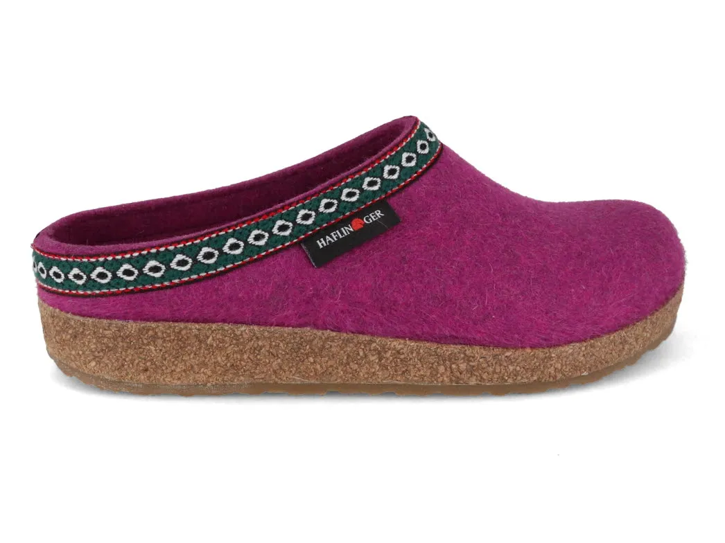 HAFLINGER Clog | Grizzly Franzl, Mulberry