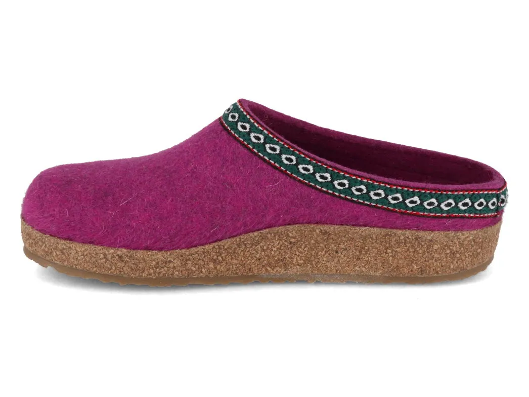 HAFLINGER Clog | Grizzly Franzl, Mulberry