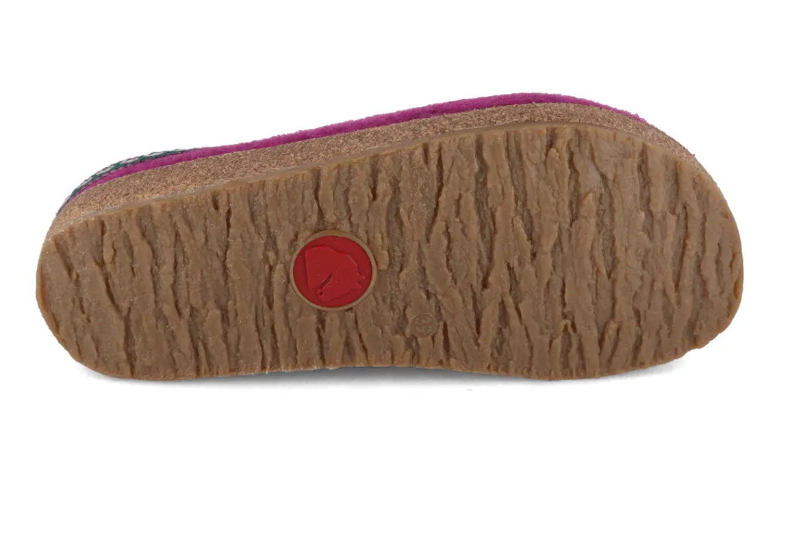 HAFLINGER Clog | Grizzly Franzl, Mulberry