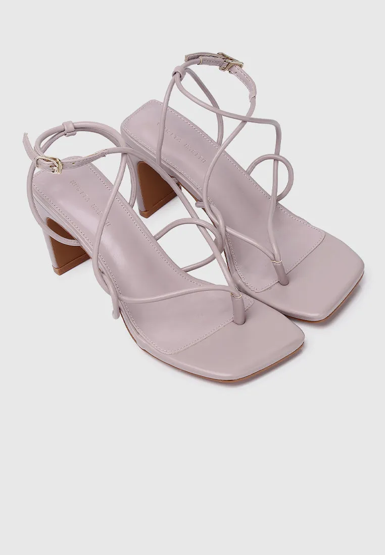 Hania Strappy Heels (Thistle)