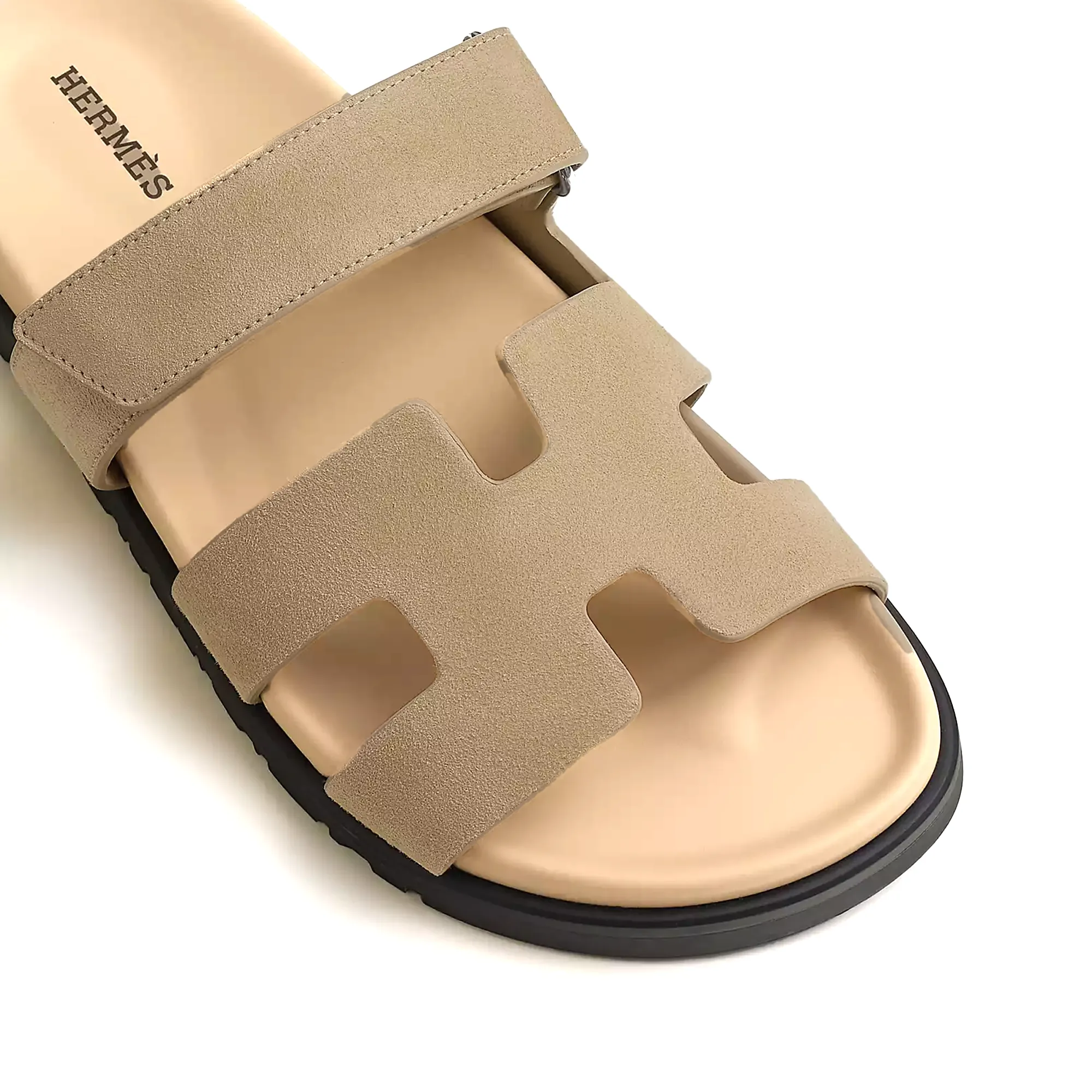 Hermes Chypre Sandal Beige Lin