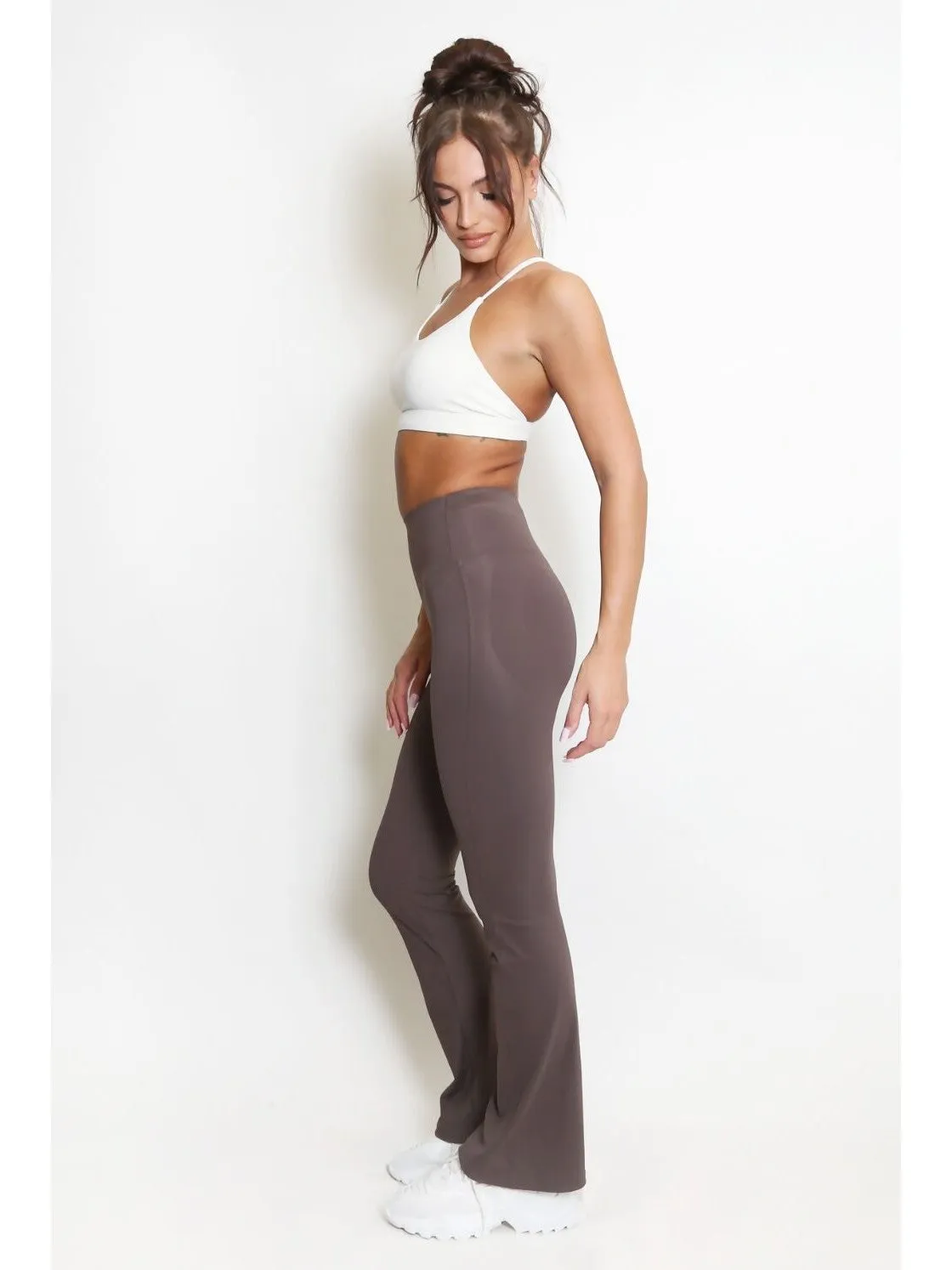 High Waisted  Flare Energy  Leggings