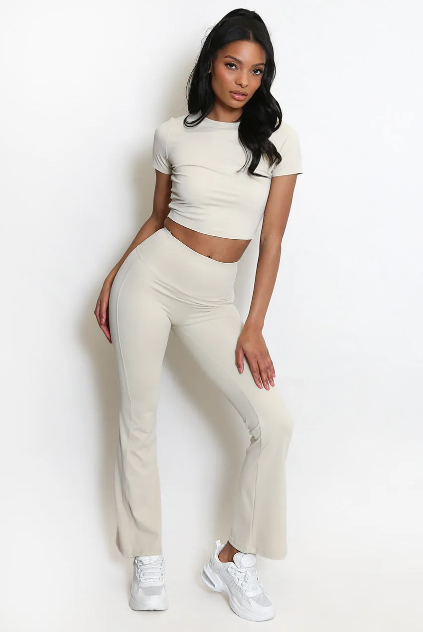High Waisted  Flare Energy  Leggings