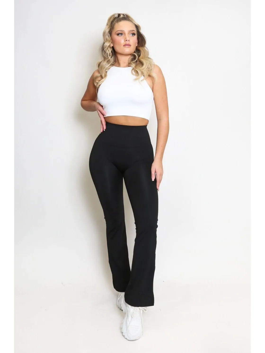 High Waisted  Flare Energy  Leggings