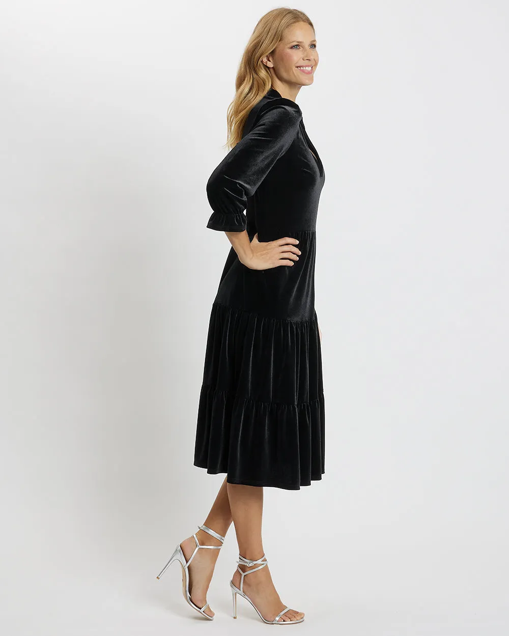 Jude Connally Maggie Velvet Dress