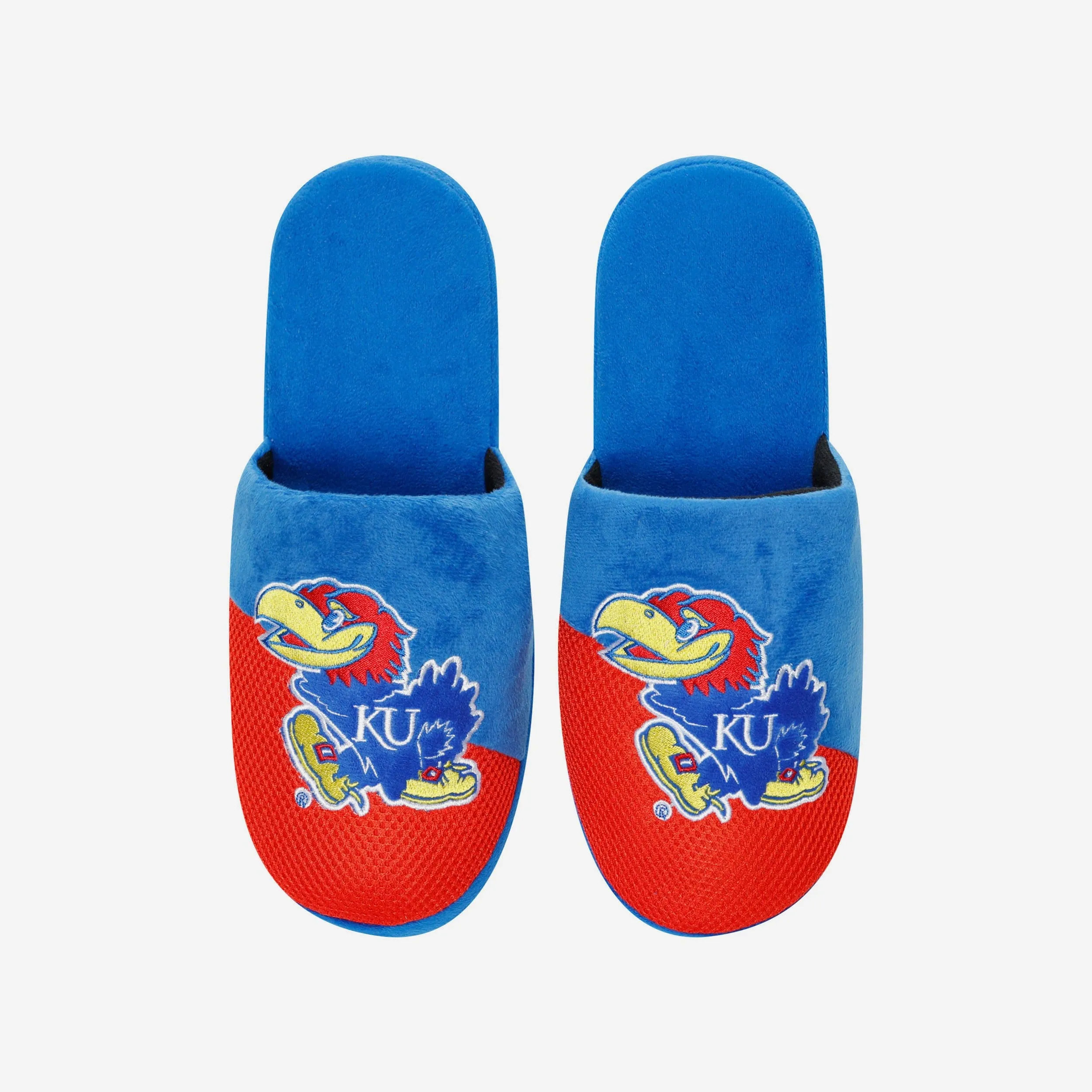 Kansas Jayhawks Team Logo Staycation Slipper