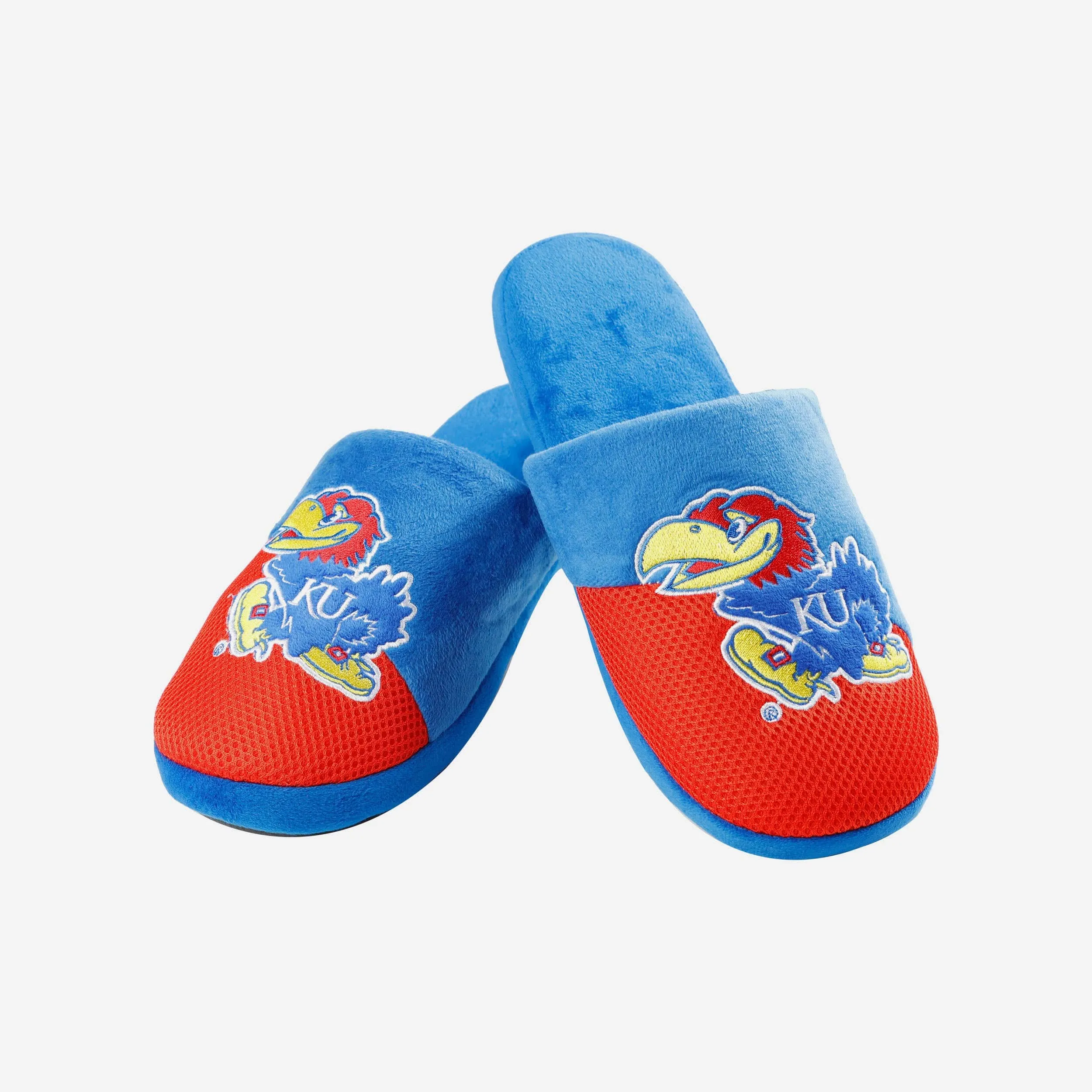 Kansas Jayhawks Team Logo Staycation Slipper