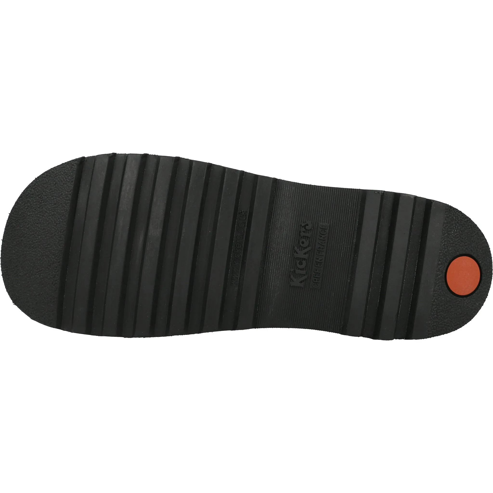 Kickers Kick Hi Black Leather Kids Boots