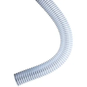 King 2-1/2"" x 10' Clear Flexible Dust Collection Hose
