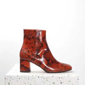 LAETITIA Python Cognac - last pairs 38, 39