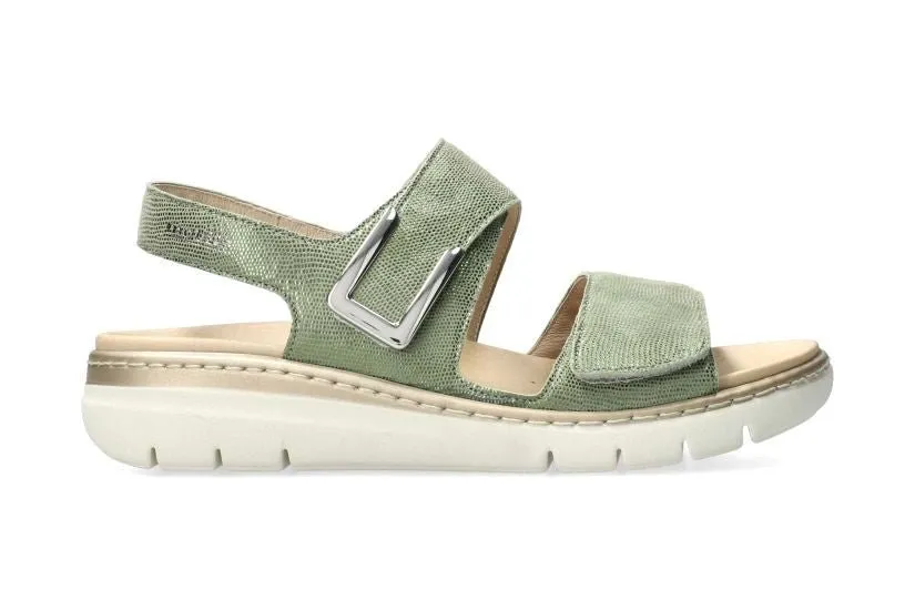 'Lalia' women's sandal wide fit (H) - green