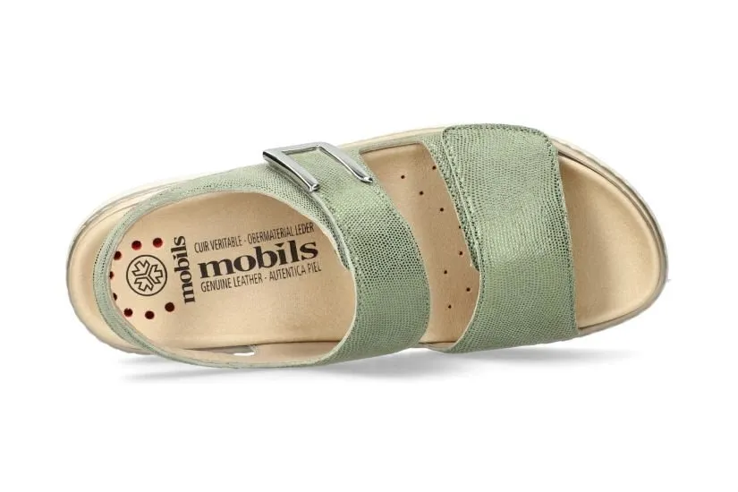 'Lalia' women's sandal wide fit (H) - green