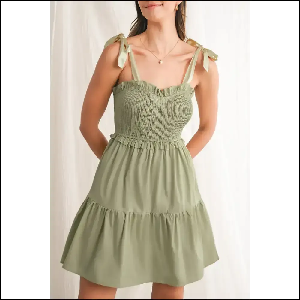 Laurel Green Mini Dress: Cotton Candy Confidence  👗 Needful Things