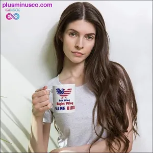 Libertarian Coffee Mug Left wing or the right wing part of