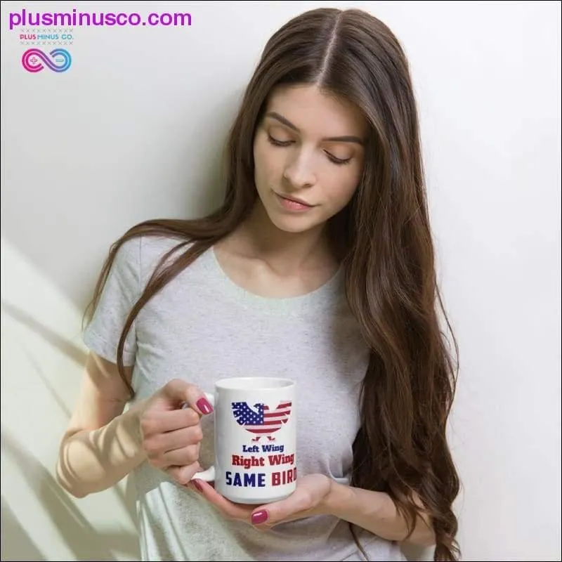 Libertarian Coffee Mug Left wing or the right wing part of