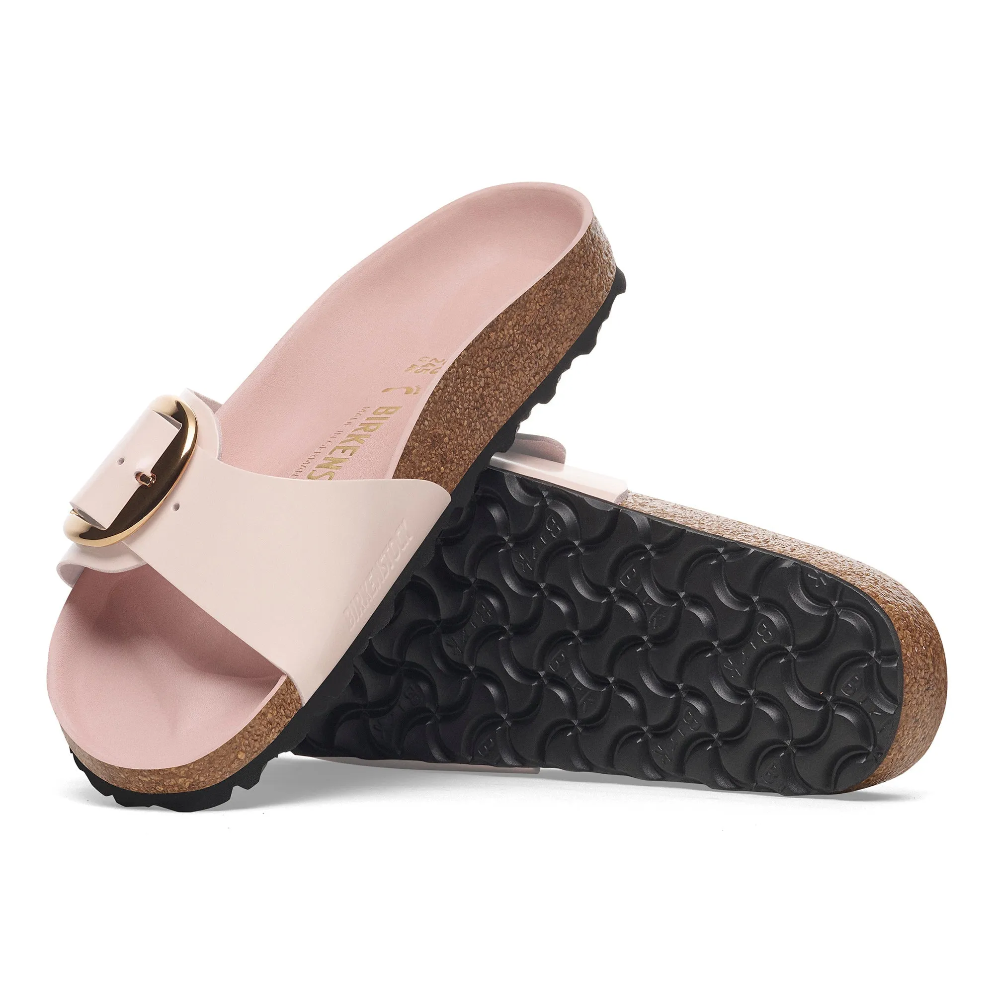 Madrid Big Buckle | Leather | Rose