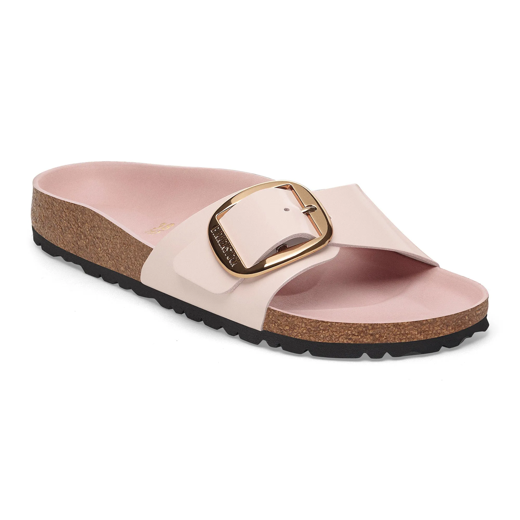 Madrid Big Buckle | Leather | Rose