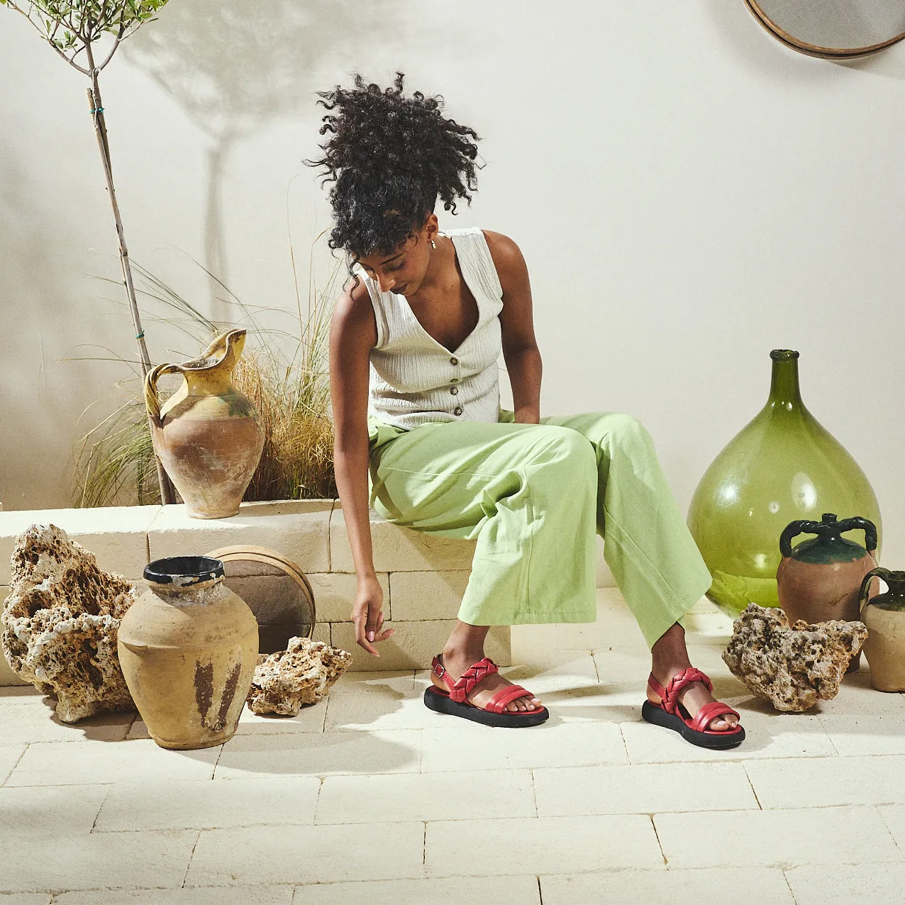 MARYLAND CERISE SANDALS