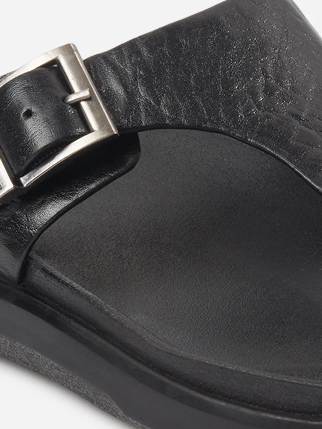 Men's Black Thong Sandal (ID4226)