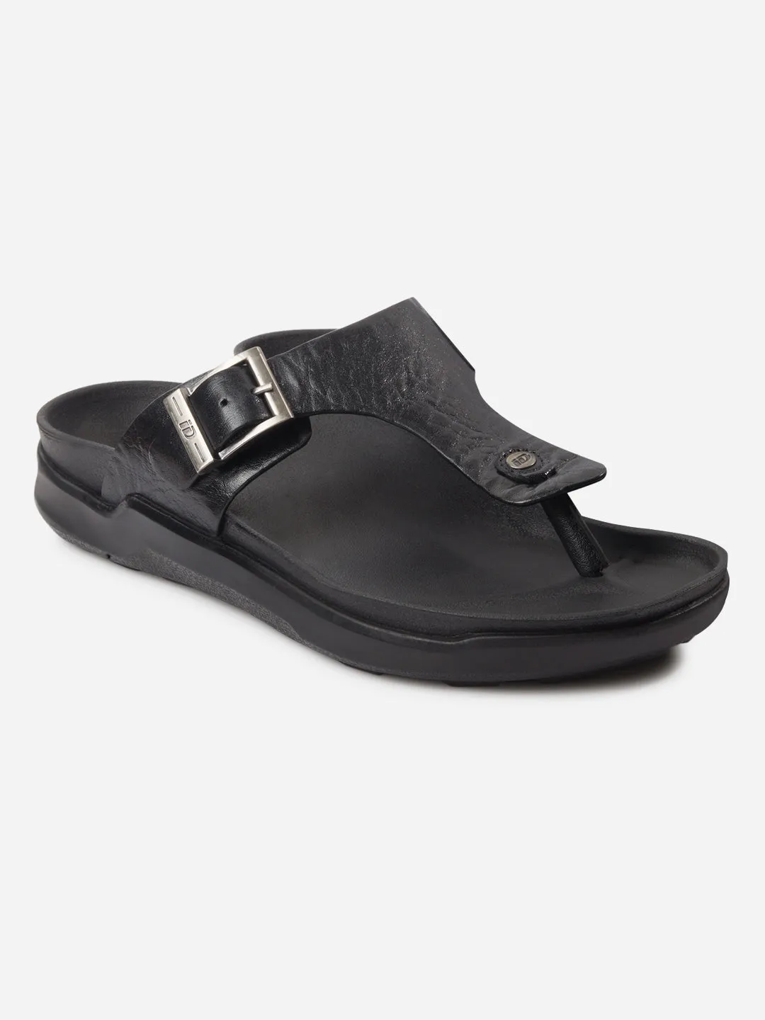 Men's Black Thong Sandal (ID4226)