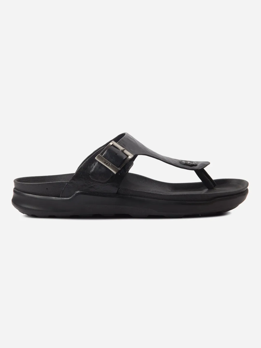 Men's Black Thong Sandal (ID4226)