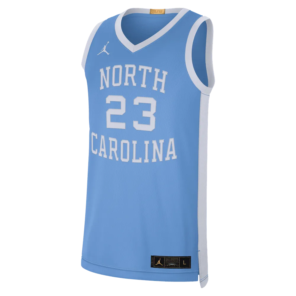 Michael Jordan UNC Limited Away Men's Jordan Dri-FIT College Basketball Retro Jersey 'Blue/White'