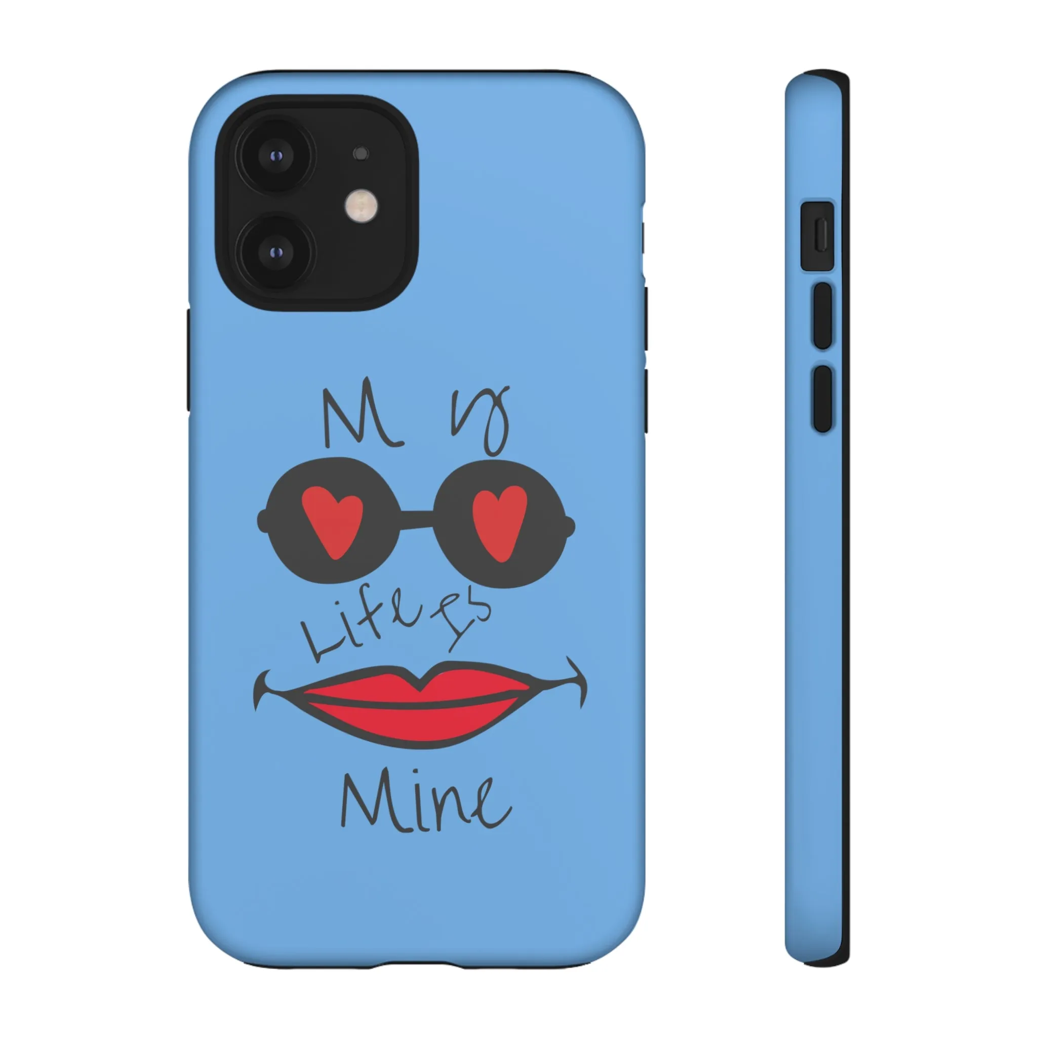 My life is mine スマートフォンケース（ブルー）