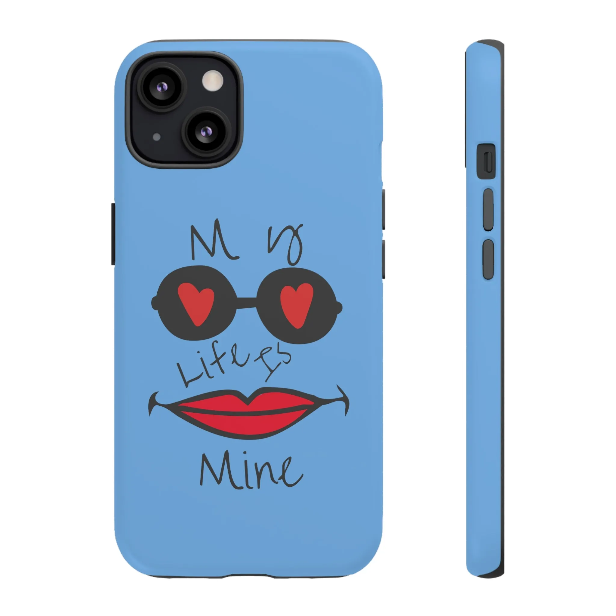 My life is mine スマートフォンケース（ブルー）