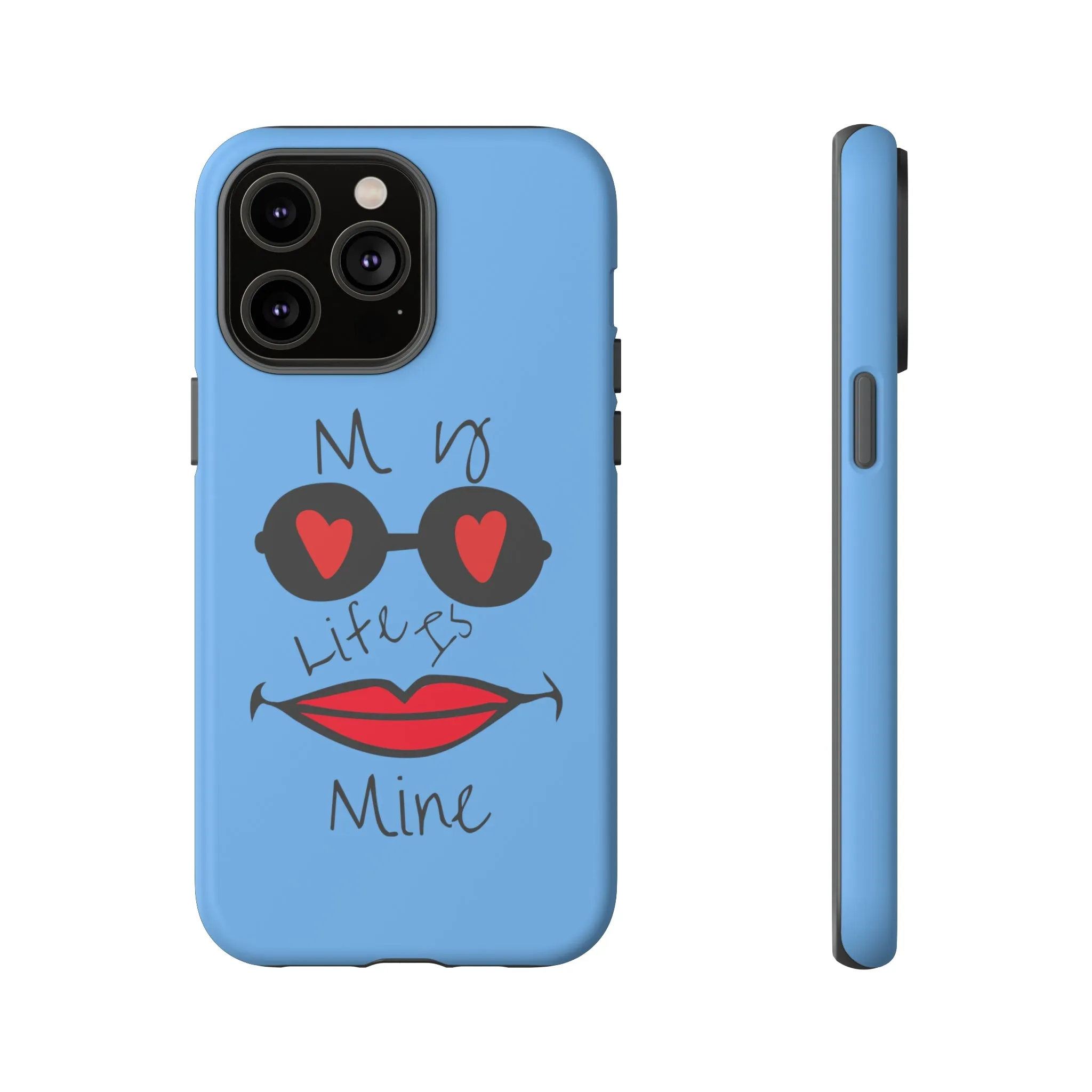 My life is mine スマートフォンケース（ブルー）