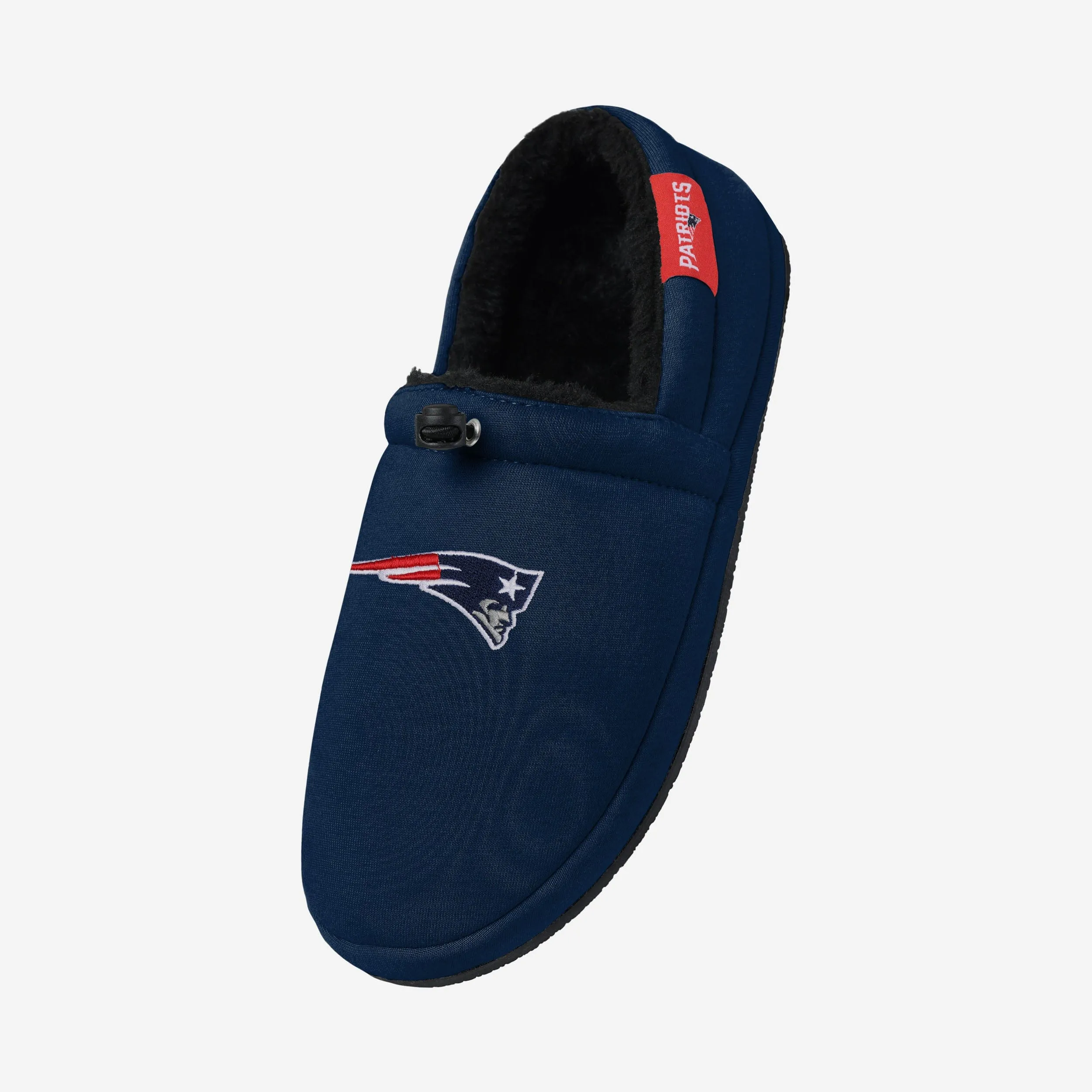 New England Patriots Big Logo Athletic Moccasin Slipper