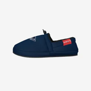 New England Patriots Big Logo Athletic Moccasin Slipper