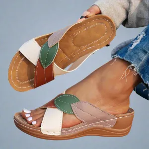 Nina | Handcrafted Wedge Sandals Made from Premium Material