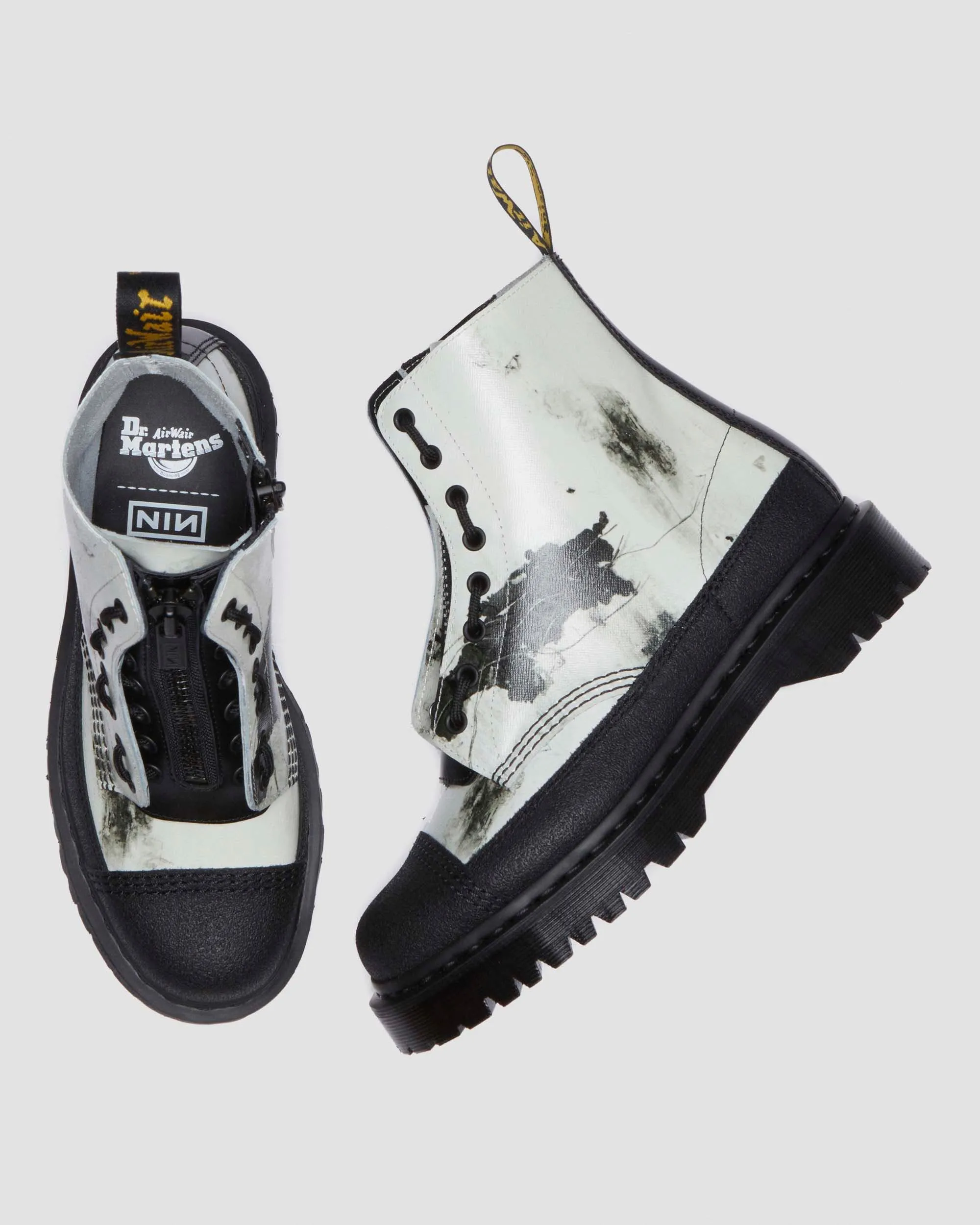 Nine Inch Nails 1460 Leather Ankle Boots