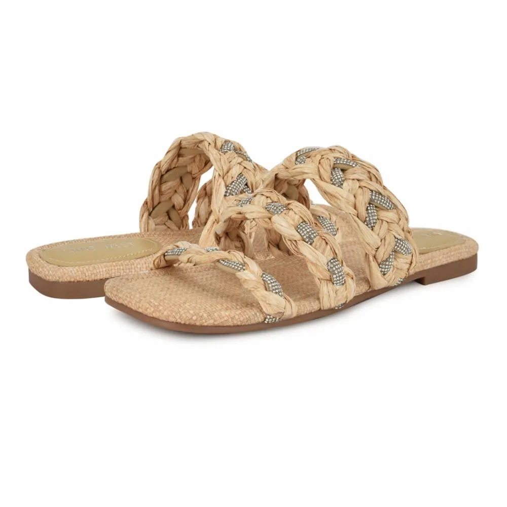 Nine West Women's Qazz3 Brown M