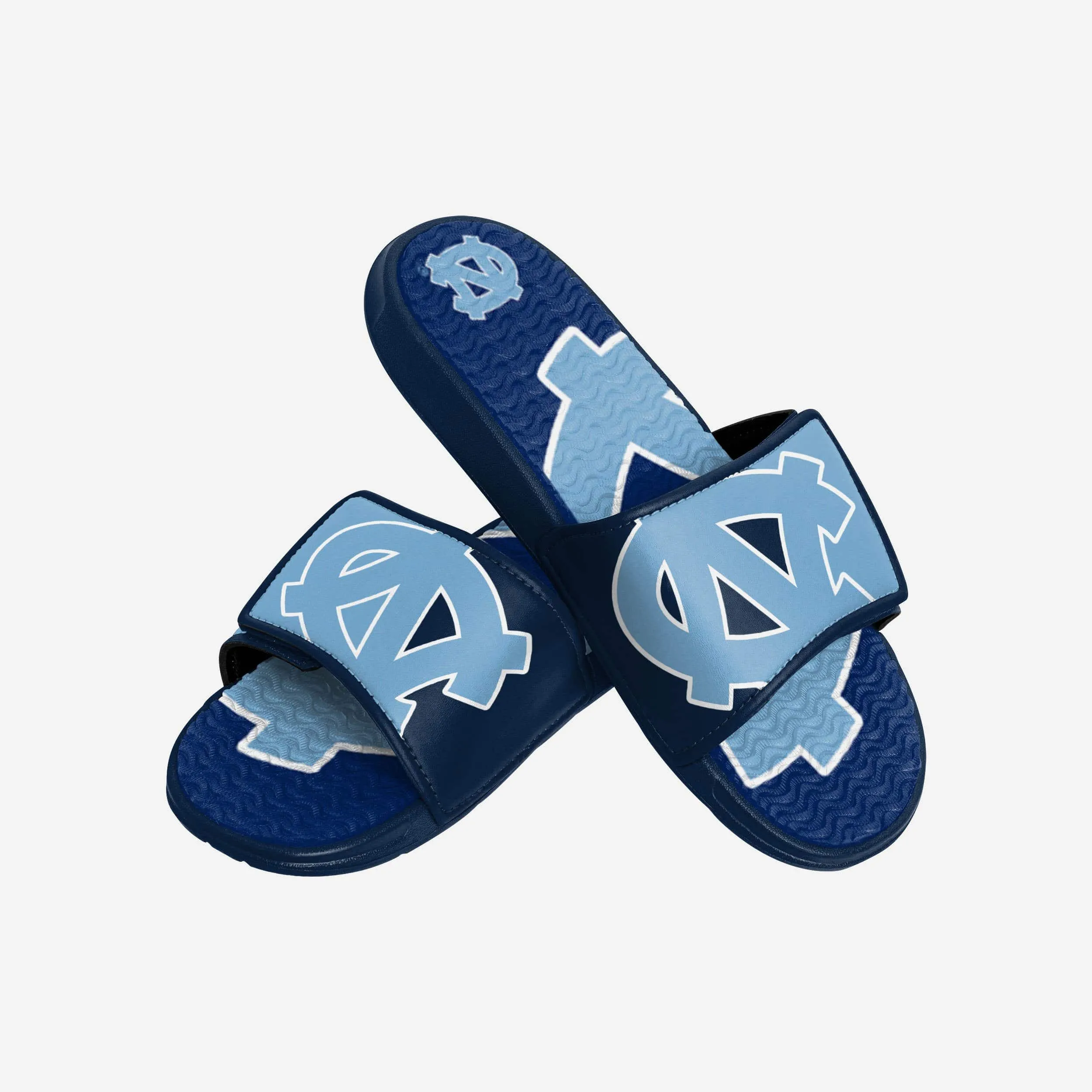 North Carolina Tar Heels Colorblock Big Logo Gel Slide