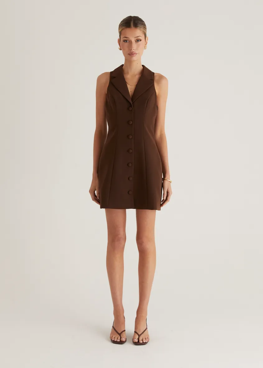Nyssa Dress - Espresso