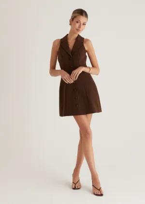 Nyssa Dress - Espresso