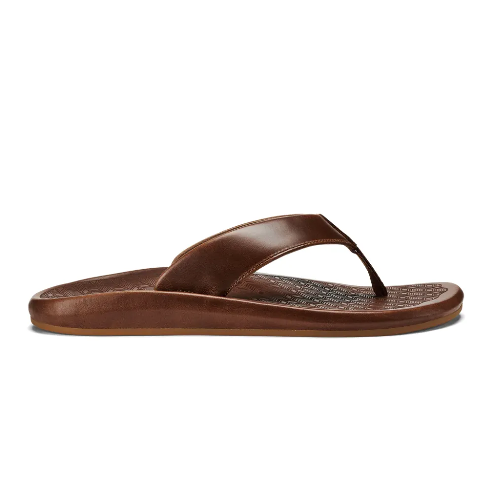 Olukai ‘Ilikai Leather Sandals - 10492-3333 Toffee