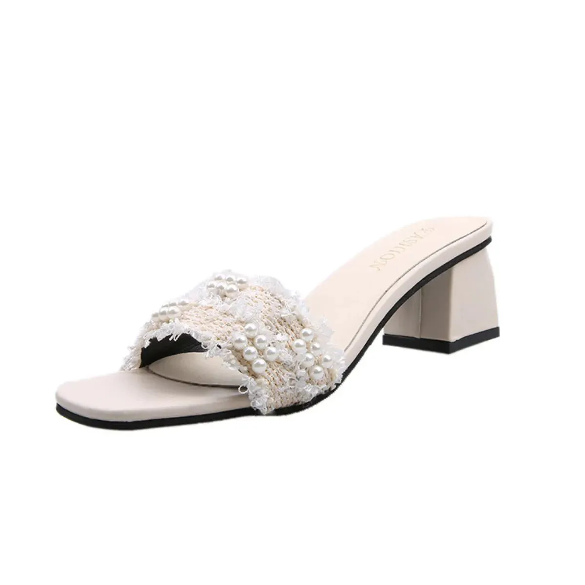 Open Toe Block Heels Sandals