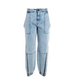 Pantalone Sport Zip - Blue