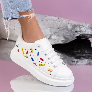 Pantofi sport Ethna - White