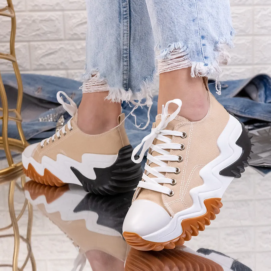 Pantofi sport Mirela - Khaki